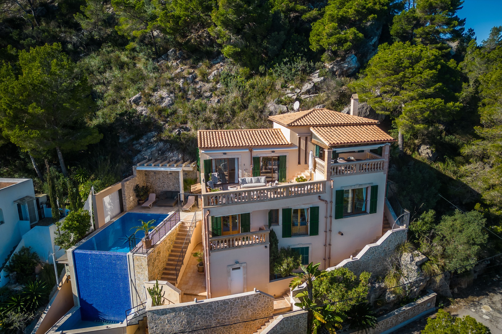 Villa Ventimar Drohnenaufnahme